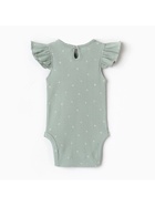 Боди с воланами для девочки «Крошка Я» Olives, рост 86-92, оливковое  (артикул 10220832)  большой выбор товаров оптом и в розницу по низким ценам с доставкой