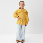 Рубашка детская с воротником KAFTAN, р.30 (98-104 см), желтый - Фото 2