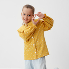 Рубашка детская с воротником KAFTAN, р.30 (98-104 см), желтый - Фото 5