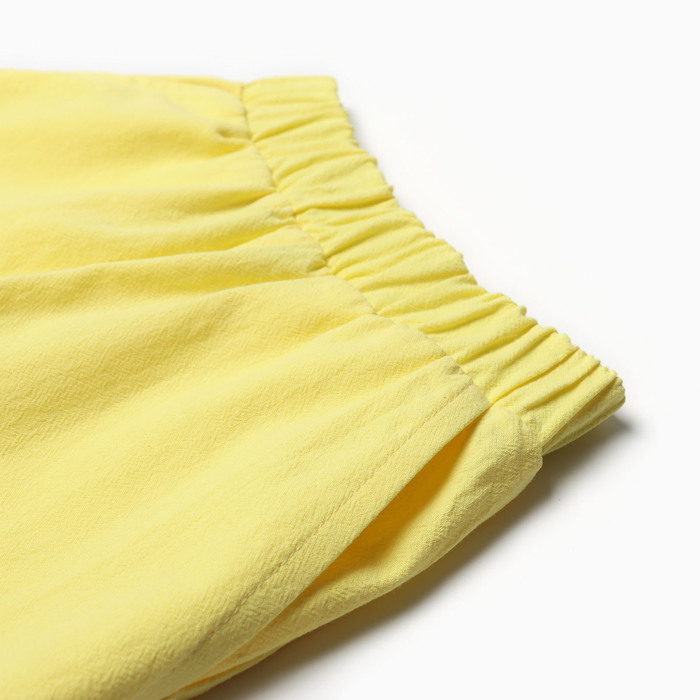 Костюм для девочки (рубашка и шорты) KAFTAN, р.30 (98-104), желтый