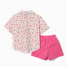 Костюм для девочки (рубашка и шорты) KAFTAN, р.30 (98-104), розовый - Фото 10
