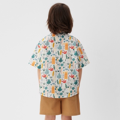 Рубашка для мальчика KAFTAN «Лес», размер 30 (98-104 см)