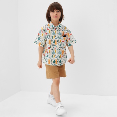 Рубашка для мальчика KAFTAN «Лес», размер 30 (98-104 см)