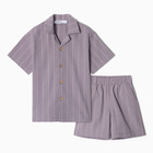 Костюм для мальчика (рубашка, шорты) KAFTAN, р.30 (98-104), серый - Фото 5