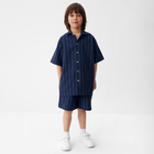 Костюм для мальчика (рубашка, шорты) KAFTAN, р.30 (98-104), синий - Фото 2