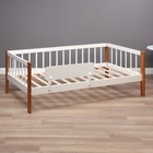 Кровать детская Сова, спальное место 1600*800, белый/коричневый - Фото 1