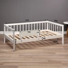 Кровать детская Сова, спальное место 1600*800, белый/коричневый - Фото 2