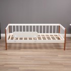 Кровать детская Сова, спальное место 1600*800, белый/коричневый - Фото 3