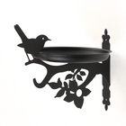 Кормушка "Синица", черная, толщина металла 1,5 мм, 30,2 х 22 х 24,6 см - фото 24460261