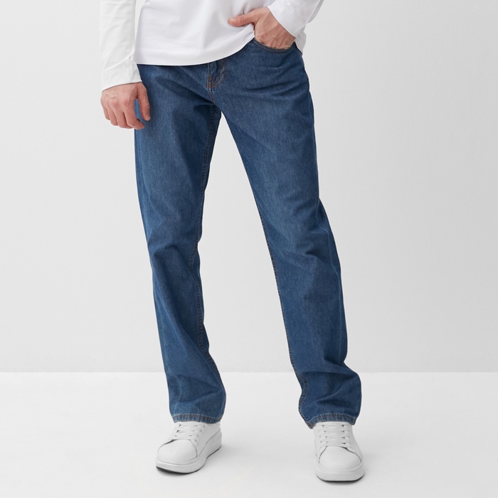 Джинсы мужские MIST размер 32, тёмно-синий - Фото 1