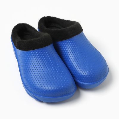 Сабо утепленные, размер 39, синие