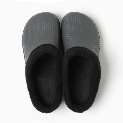 Сабо утепленные, размер 38, серые