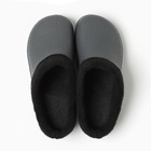 Сабо утепленные, размер 36-37, серые - Фото 4