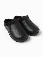 Галоши - сабо мужские утепленные, размер 43, чёрные - Фото 3