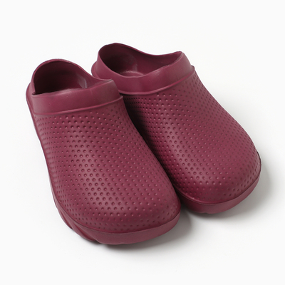 Галоши-сабо, размер 38, бордовые