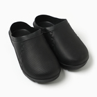 Галоши-сабо мужские, размер 44, чёрные, ЭВА - Фото 1