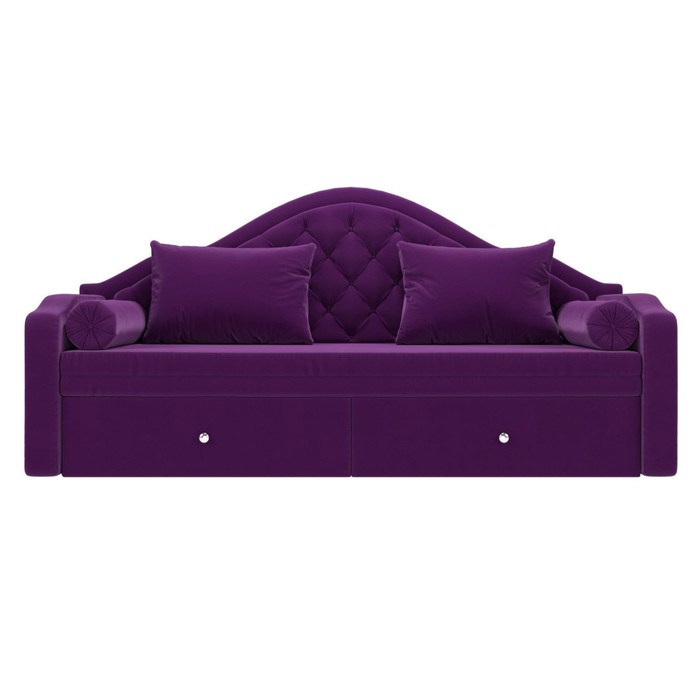 Детский диван «Сойер», механизм выкатной, микровельвет, цвет фиолетовый - фото 1906650543