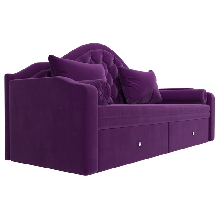 Детский диван «Сойер», механизм выкатной, микровельвет, цвет фиолетовый - фото 1906650544