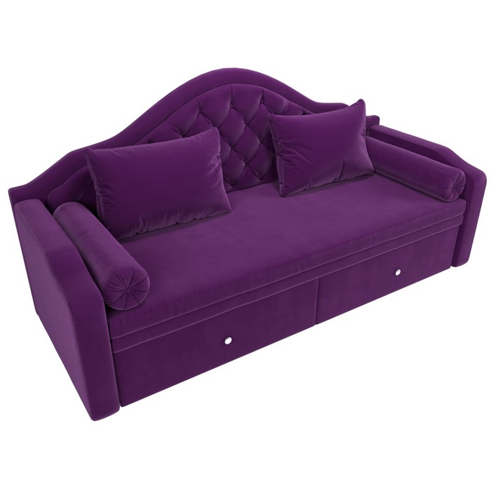 Детский диван «Сойер», механизм выкатной, микровельвет, цвет фиолетовый - фото 1906650546