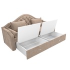 Детский диван «Сойер», механизм выкатной, велюр, цвет бежевый 10388896