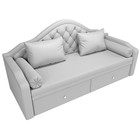 Детский диван «Сойер», механизм выкатной, экокожа, цвет белый 10388902