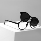 Очки с клипоном (Clip-On) GA0414 (Цвет: C3 чёрный; диоптрия: +2; тонировка: чёрный) - фото 23810897