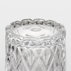 Стаканы Magistro «Богема. Ромбы», 310 мл, 8.3×7.7×9 см, набор 6 шт., стекло, прозрачные - Фото 5