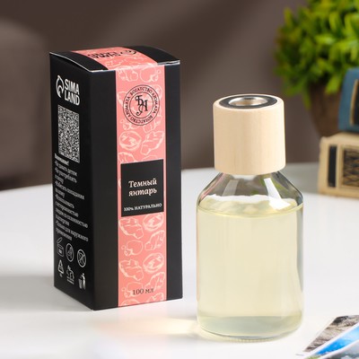 Наполнитель для диффузора,100 мл, Темный янтарь