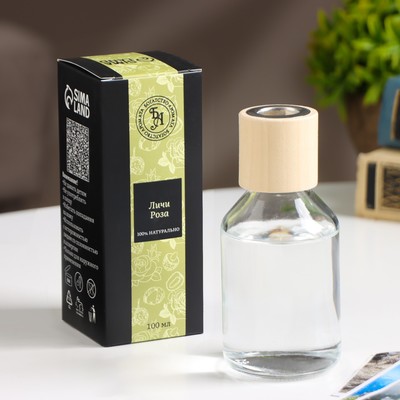 Наполнитель для диффузора,100 мл, Личи и роза