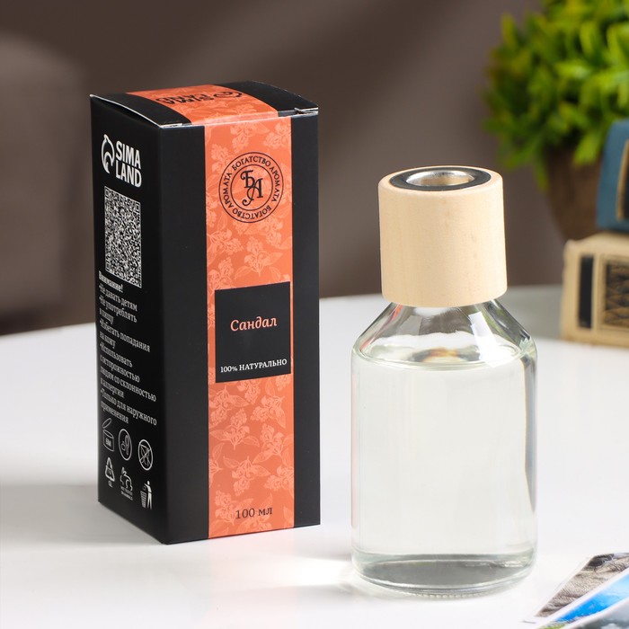 Наполнитель для диффузора,100 мл, Сандал - Фото 1