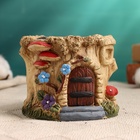 Декоративный горшок для цветов «Домик феи», 10×9×9 см, керамический - фото 64573434