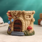 Декоративный горшок для цветов «Домик феи», 10×9×9 см, керамический - фото 64573435