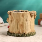 Декоративный горшок для цветов «Домик феи», 10×9×9 см, керамический - фото 64573436