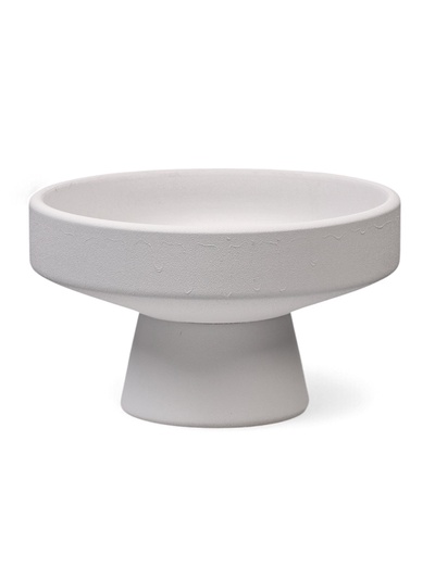 Декоративное кашпо для цветов «Кристофер», 13×13×8 см, керамическое, белое