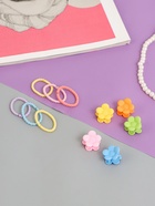 Набор для волос «Солнышко», 22 шт.: 12 резинок, 10 крабиков, цветок (комплект 6 шт) - фото 49460147