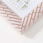 Фоторамка пластик 10х15 см "Кирпичная кладка" белая 19х14 см - фото 23797958