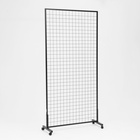 Сетка на колёсах, 100×200 см, размер ячейки 5.5×5.5 см, чёрная - Фото 5