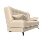 Прямой диван «Анна», механизм книжка, экокожа, цвет бежевый - Фото 3