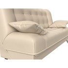 Прямой диван «Анна», механизм книжка, экокожа, цвет бежевый - Фото 4