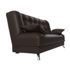 Прямой диван «Анна», механизм книжка, экокожа, цвет коричневый - Фото 3