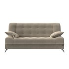 Прямой диван «Анна», механизм книжка, микровельвет, цвет бежевый - Фото 2