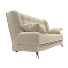 Прямой диван «Анна», механизм книжка, микровельвет, цвет бежевый - Фото 3