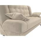 Прямой диван «Анна», механизм книжка, микровельвет, цвет бежевый - Фото 4