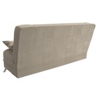 Прямой диван «Анна», механизм книжка, микровельвет, цвет бежевый - Фото 5