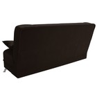 Прямой диван «Анна», механизм книжка, микровельвет, цвет коричневый - Фото 5