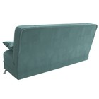 Прямой диван «Анна», механизм книжка, велюр, цвет бирюзовый  (артикул 10388583)  большой выбор товаров оптом и в розницу по низким ценам с доставкой