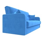 Прямой диван «Надежда», механизм книжка, велюр, цвет голубой - Фото 3