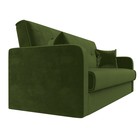 Прямой диван «Надежда», механизм книжка, микровельвет, цвет зелёный - Фото 3