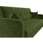 Прямой диван «Надежда», механизм книжка, микровельвет, цвет зелёный - Фото 4