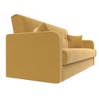 Прямой диван «Надежда», механизм книжка, микровельвет, цвет жёлтый - Фото 3